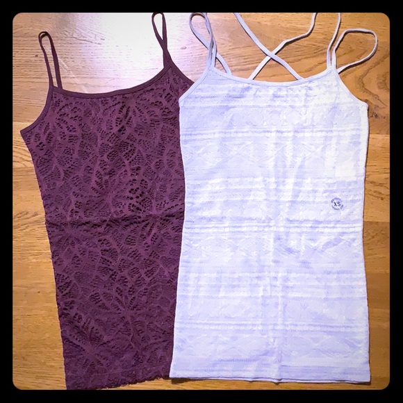 Two Aeropostale basic cami tank tops in XS NWT - Picture 1 of 4